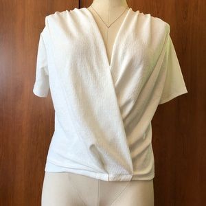 Zara pull over, short sleeve blouse